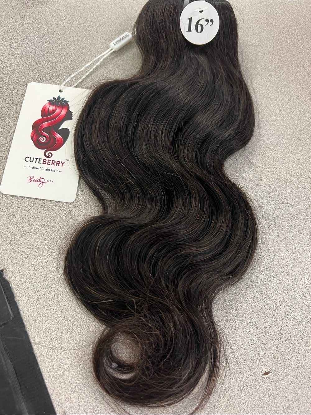 16" Women’s Wavy Hair Extension - Natural Dark Brown